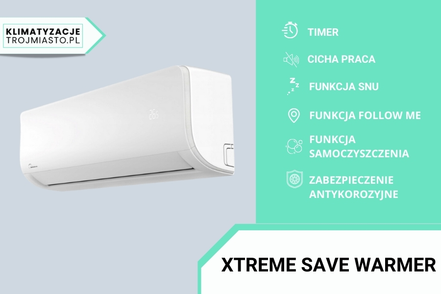 Xtreme save warmer - Klimatyzacja z funkcją grzania